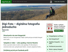 Tablet Screenshot of digi-foto.sk